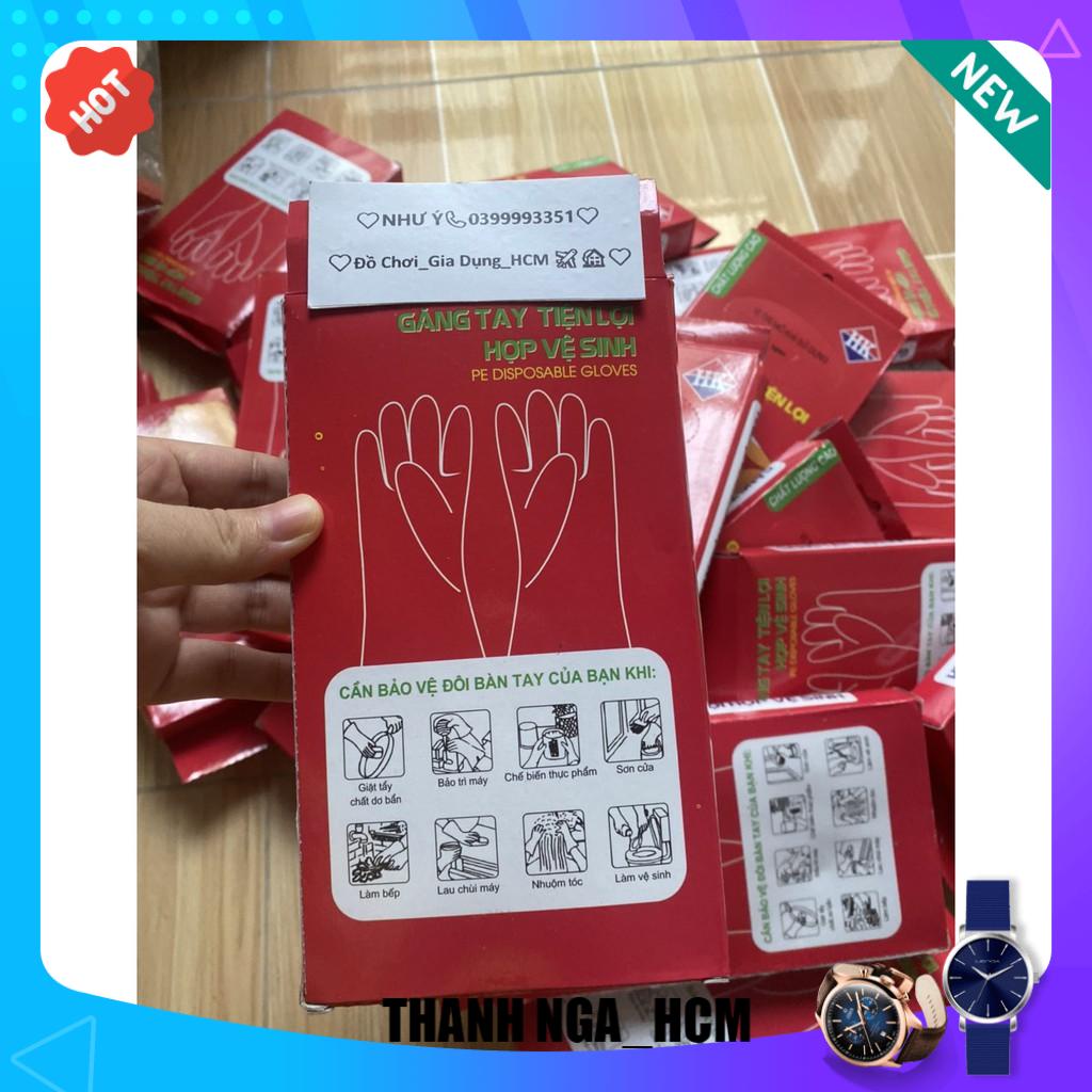 Set 100 bao tay nilon tiện ích 1001