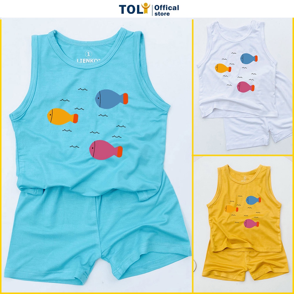 Set Ba Lỗ Cho Bé Toli Cotton Dẻo, Mềm Mịn Thoáng Mát, Co Giãn 4 Chiều