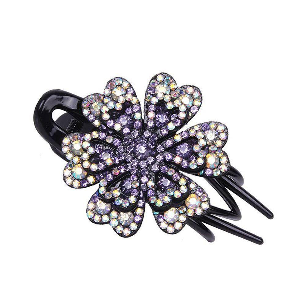 Kẹp Tóc Càng Cua Bằng Acrylic Phong Cách Vintage Thời Trang Giá Đỡ