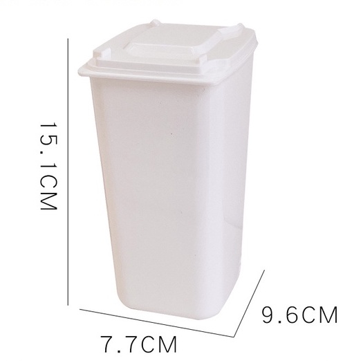 Ống Đựng Bút Nhựa Để Bàn Hình Thùng Rác Recycle Bin
