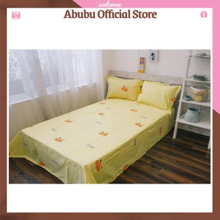 Bộ ga gối cotton 100% hàn quốc cao cấp đủ kích thước. abubu official