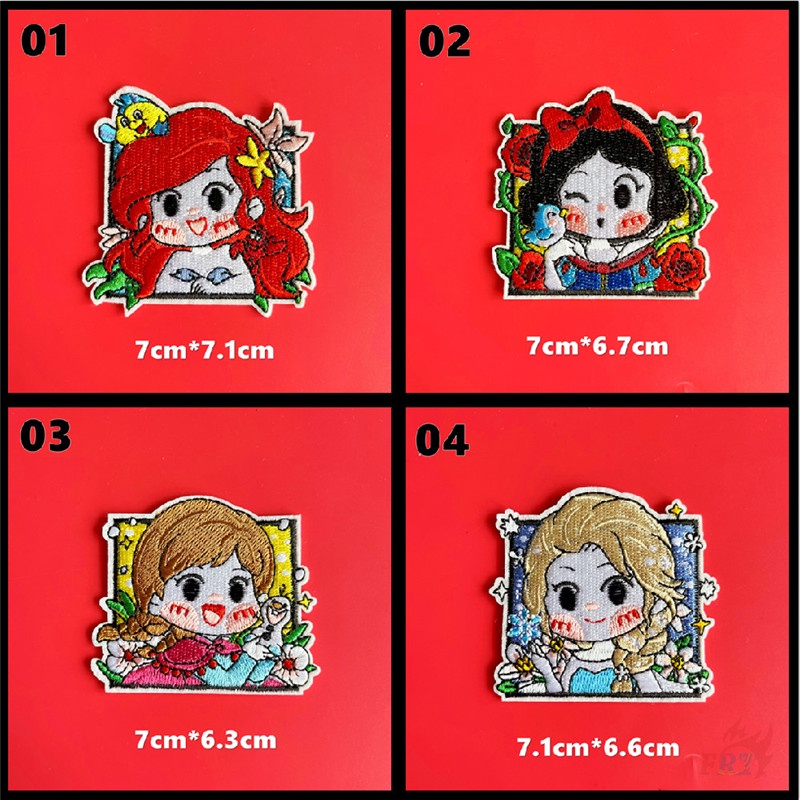 ☸ Miếng Dán Ủi Hình Công Chúa Ngọt Ngào ☸ 1 Cái Tự May Thêu Trên Sắt Trên Huy Hiệu Miếng Vá