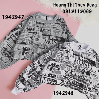 Áo croptop báo chí tuyên truyền