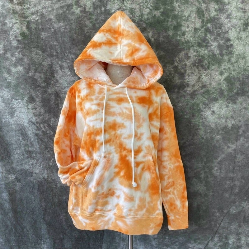 Áo Hoodie Loang Màu Chất Nỉ Mềm Dày