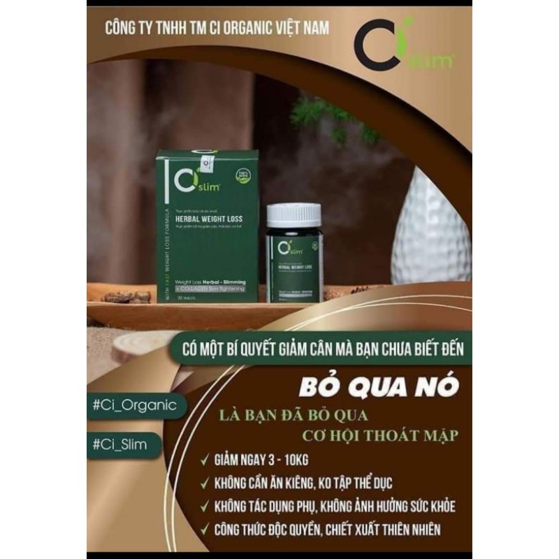 Giảm Cân Thảo Dược CI Slim