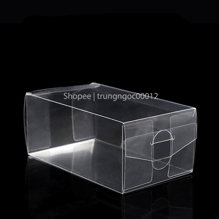 Hộp đựng bằng nhựa PET acrylic dẻo chống bụi cho các mô hình hoặc làm hộp đựng  loại KHÔNG MÀNG NHIỀU SIZE
