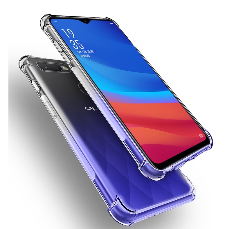 Ốp lưng Oppo F9 / Oppo A16K dẻo trong suốt lồi 4 góc chống sốc chống va đập mạnh hạn chế ố vàng