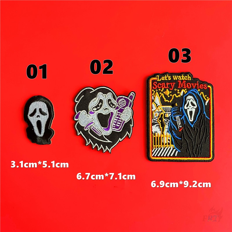 ☸ Sticker Ủi Thêu Hình Kinh Dị ☸ 1 Sticker Ủi Thêu Hình Huy Hiệu
