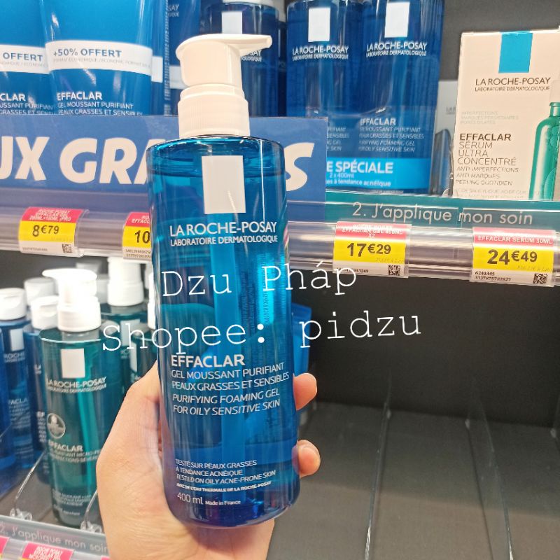 SỮA RỬA MẶT LA ROCHE-POSAY GEL 400ml