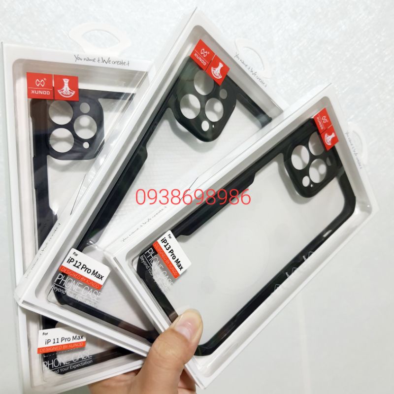Ốp lưng chống sốc Xundd cho iphone 11 pro max , 12 pro max , 13 pro max bảo vệ camera
