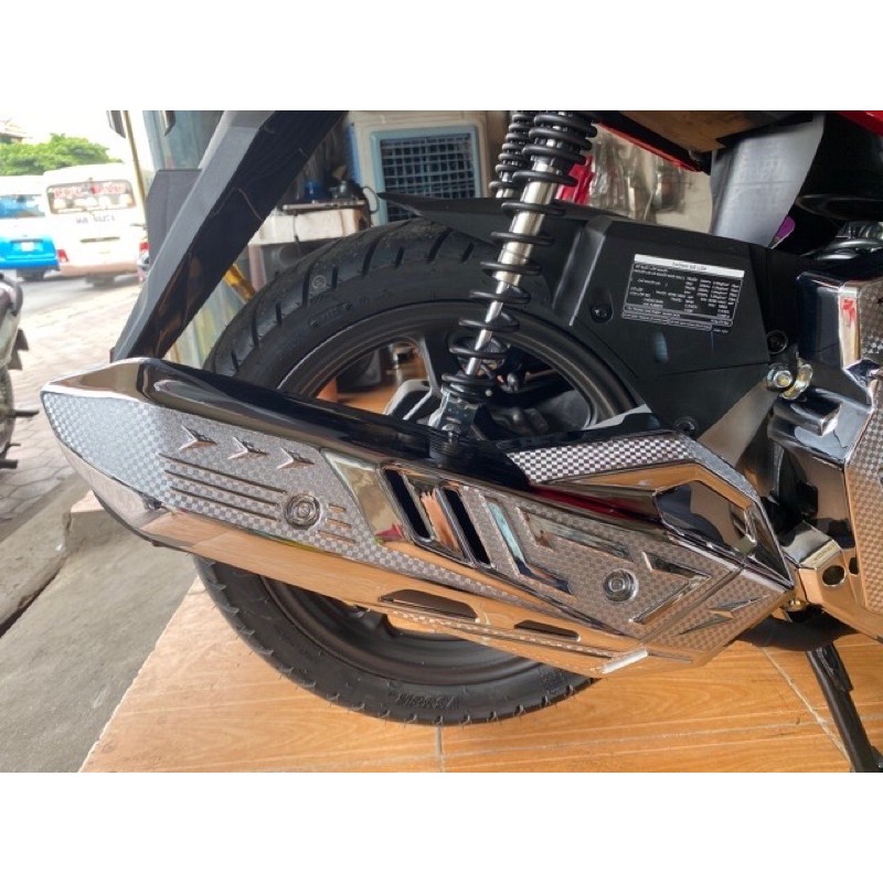 ốp trang trí bảo vệ air blade 2022-2020 crom chính hãng