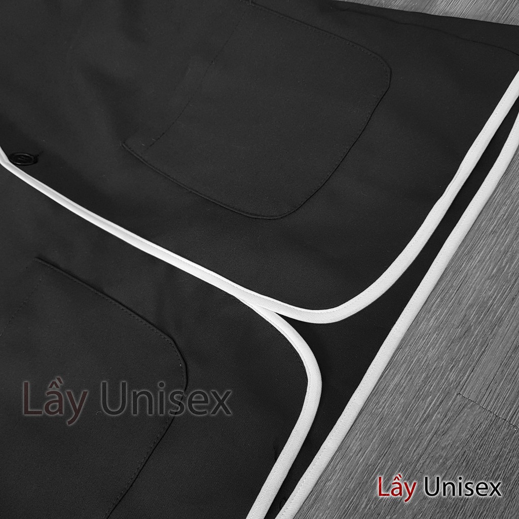 [Giảm ngay 40k nhập ORANBLAZE ] Áo blazer nam phong cách Hàn Quốc phối viền, áo khoác nam form rộng | BigBuy360 - bigbuy360.vn