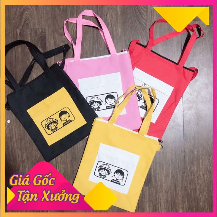 [HÌNH SHOP CHỤP] Túi tote mang 2 cô gái