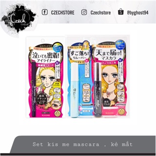 Set kiss me 3 món , kiss me mascara , kiss me eyeliner