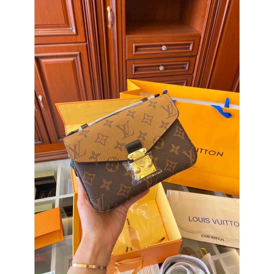 Túi xách lv hoa nâu dáng cặp hàng fullbox cao cấp