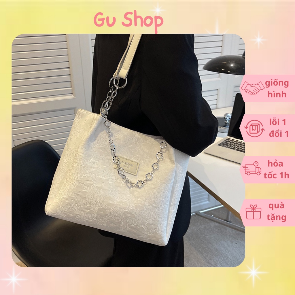 Túi xách nữ công sở đeo chéo đẹp để vừa A4 tote da pu đi học đi chơi thời trang cao cấp giá rẻ TX0015 Gu Shop
