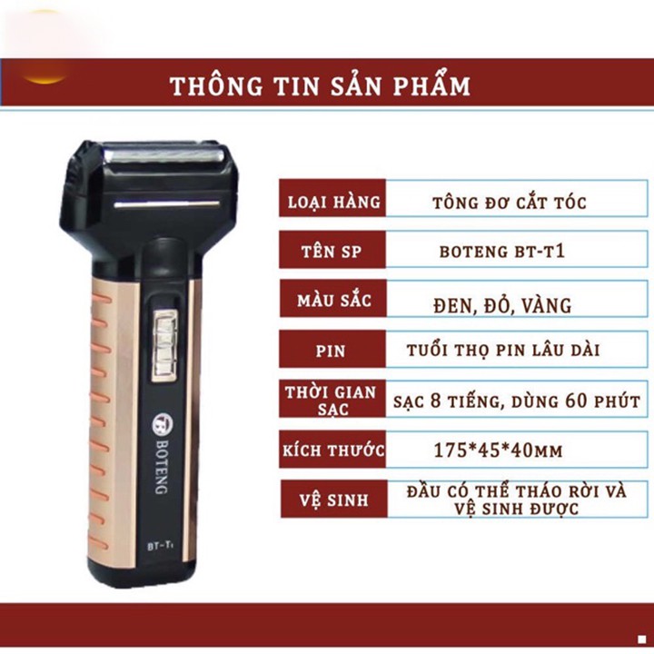 Máy cạo râu thông minh BOTENG BT-T1