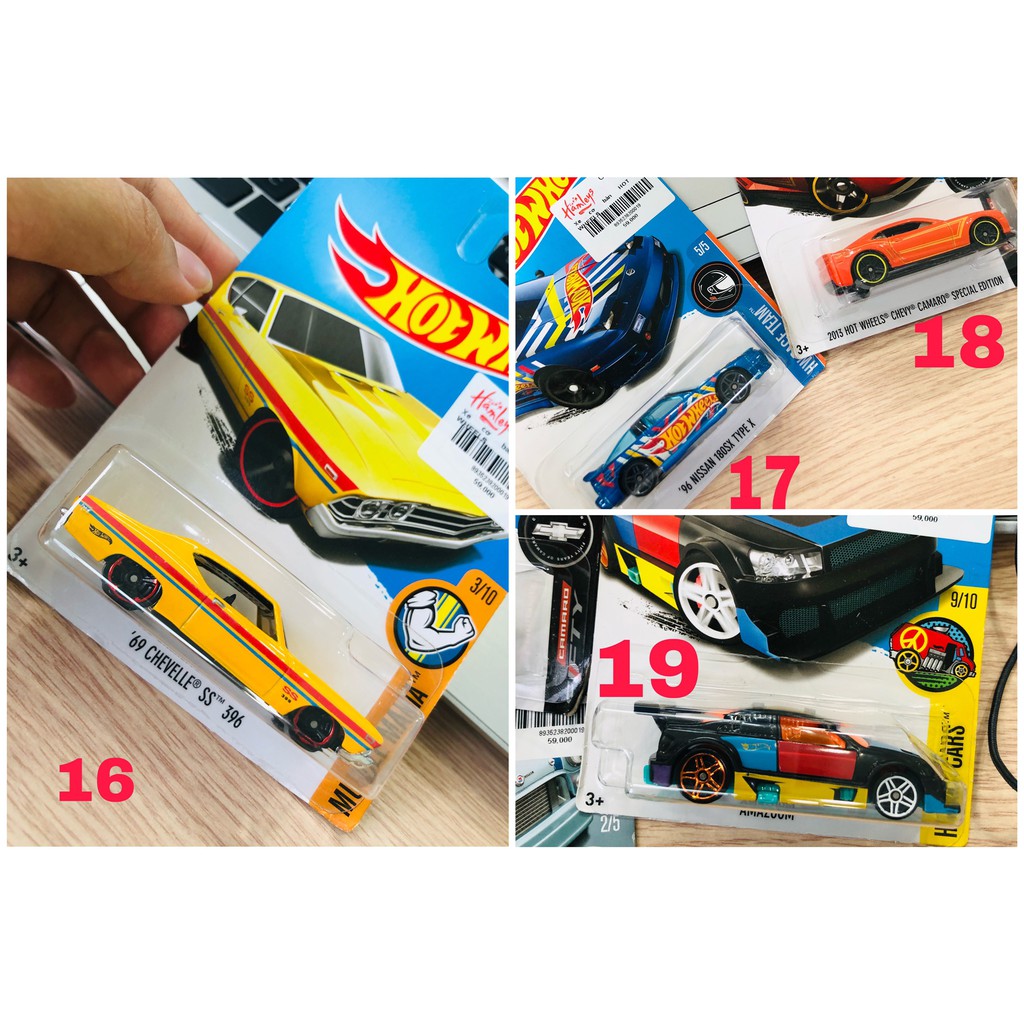 Xe mô hình dòng cơ bản Hot Wheels C4982 - nguyên vỉ (khách tùy chọn mẫu)