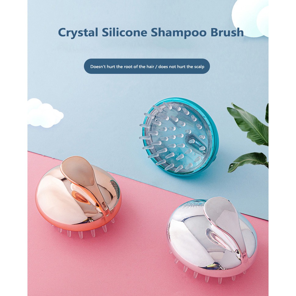 Bàn Chải Gội Đầu Bằng Silicon Mát Xa Chất Lượng Cao Tiện Dụng | BigBuy360 - bigbuy360.vn