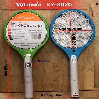 Vợt bắt muỗi keyang ky-3020 ,vượt mũi điện