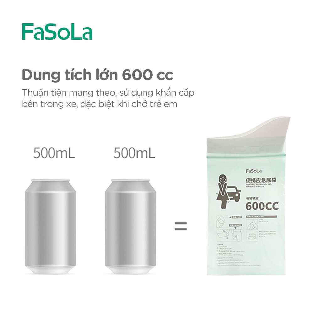 Túi đựng nước tiểu khẩn cấp (4 cái) FASOLA FSLDZ-150C