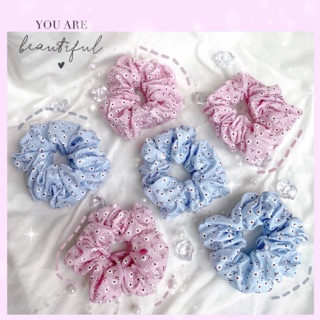 Dây cột tóc/ Scrunchies hoa nhí