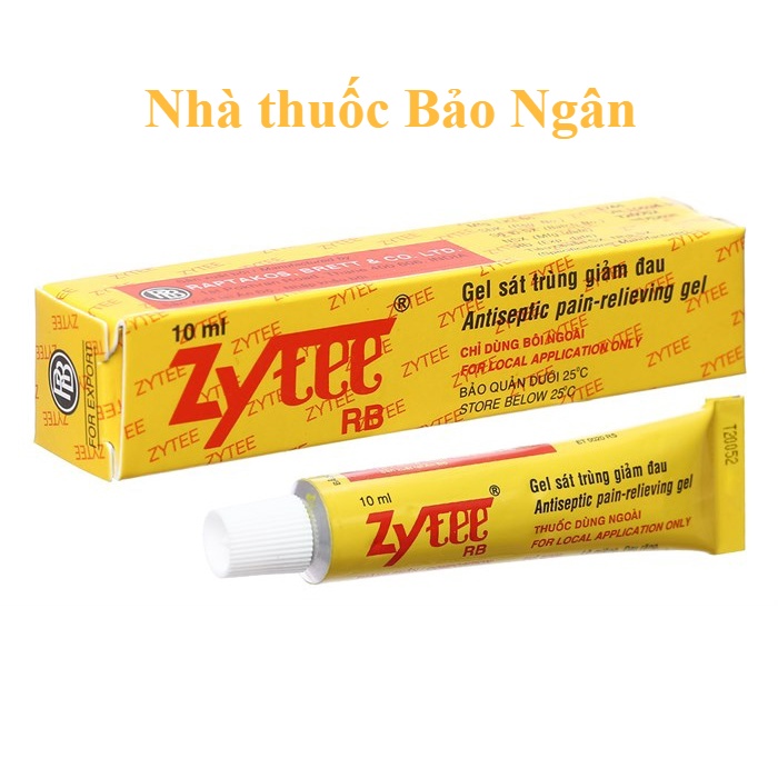 ZYTEE - GEL SÁT TRÙNG GIẢM ĐAU RĂNG, LỠ MIỆNG, NHIỆT MIỆNG