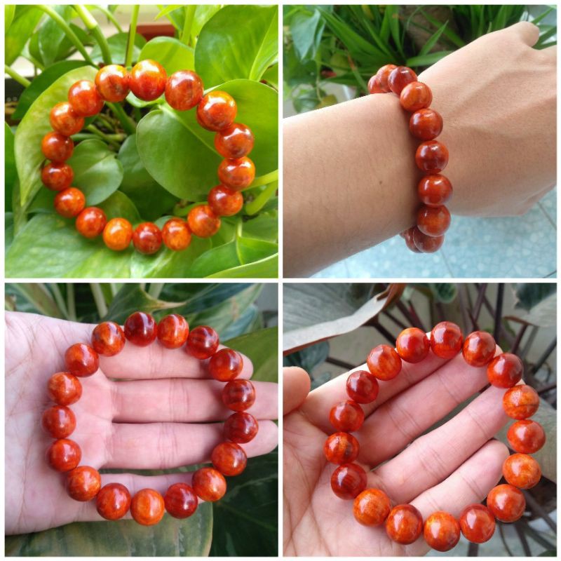 Vòng phong thủy Vòng tay gỗ huyết long Tỳ Hưu 12 li may mắn