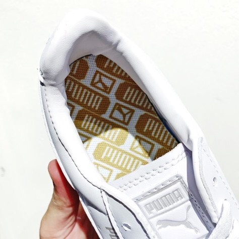 [FreeShip –Hàng loại A] Giầy Pu.ma Mũi Bạc Hàng Xịn 1:1, Giày Pu.ma Trắng Bạc Sneaker Nữ Full box hot trend