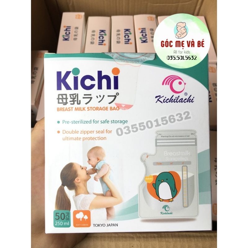 Túi trữ sữa mẹ an toàn cho bé dung tích 100ml/120ml/200ml/250ml