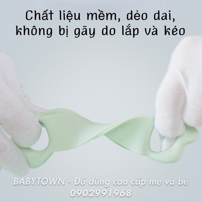 Tay cầm bình sữa silicon cánh tiên