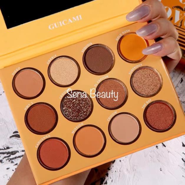 Bảng Phấn Mắt Nhũ Guicami Moondurst Vàng California