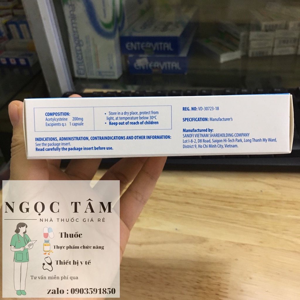 Acemuc 200 viên uống tiêu nhầy