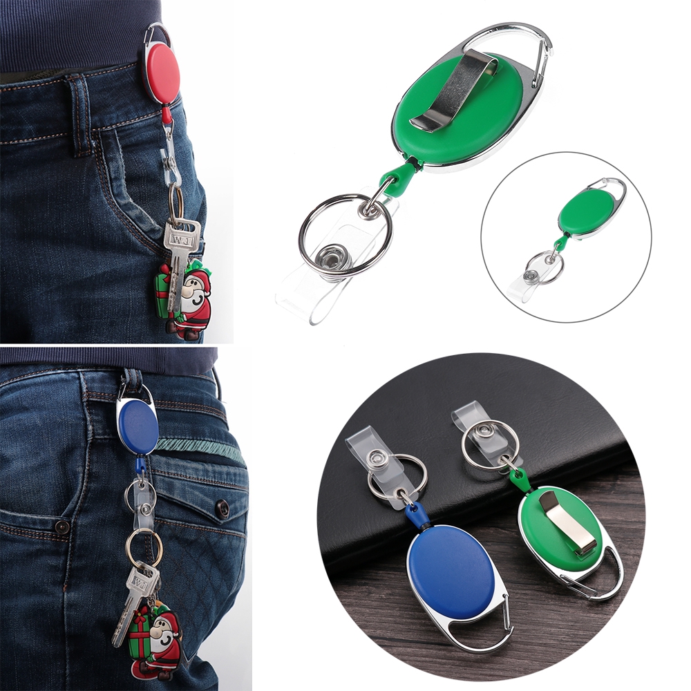 UUMIR Móc khóa có dây thu kéo đa năng bền bỉ tiện dụng