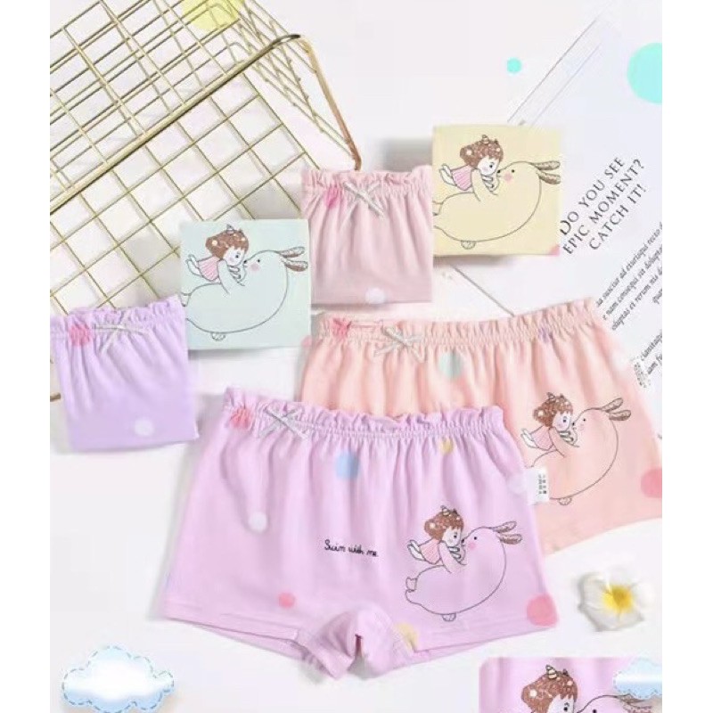 [HÀNG ĐẸP] Quần Chip Đùi Bé Gái Chất Liệu Cotton Lạnh Co Dãn 4 Chiều