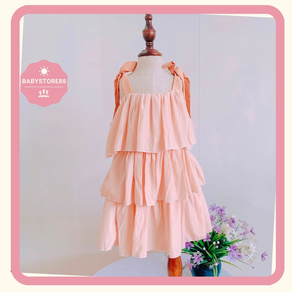 Váy bé gái mùa hè - BABYSTORE88- đầm thời trang trẻ em hàng thiết kế cao cấp 1 2 3 4 5 6 7 8 9 10 11 12 tuổi (v22)