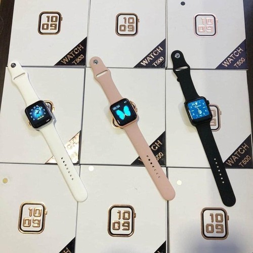 Đồng Hồ Thông Minh T500 - Thay Hình Nền, Đo nhịp tim, Smart Watch T500,kèm đế sạc theo đồng hồ ggdfr