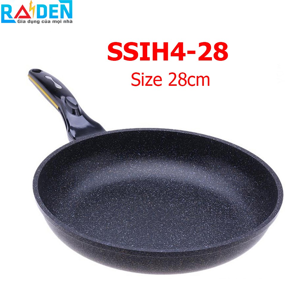 Chảo đá chống dính CookWay Hàn Quốc SSIH4-28 size 28cm dùng được trên bếp từ