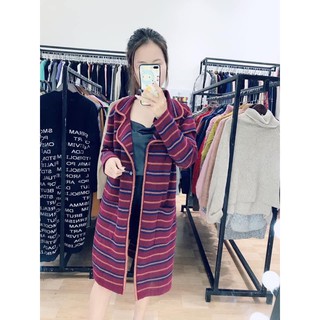 ÁO KHOÁC LEN DẠ ÉP MIẾNG CADIGAN