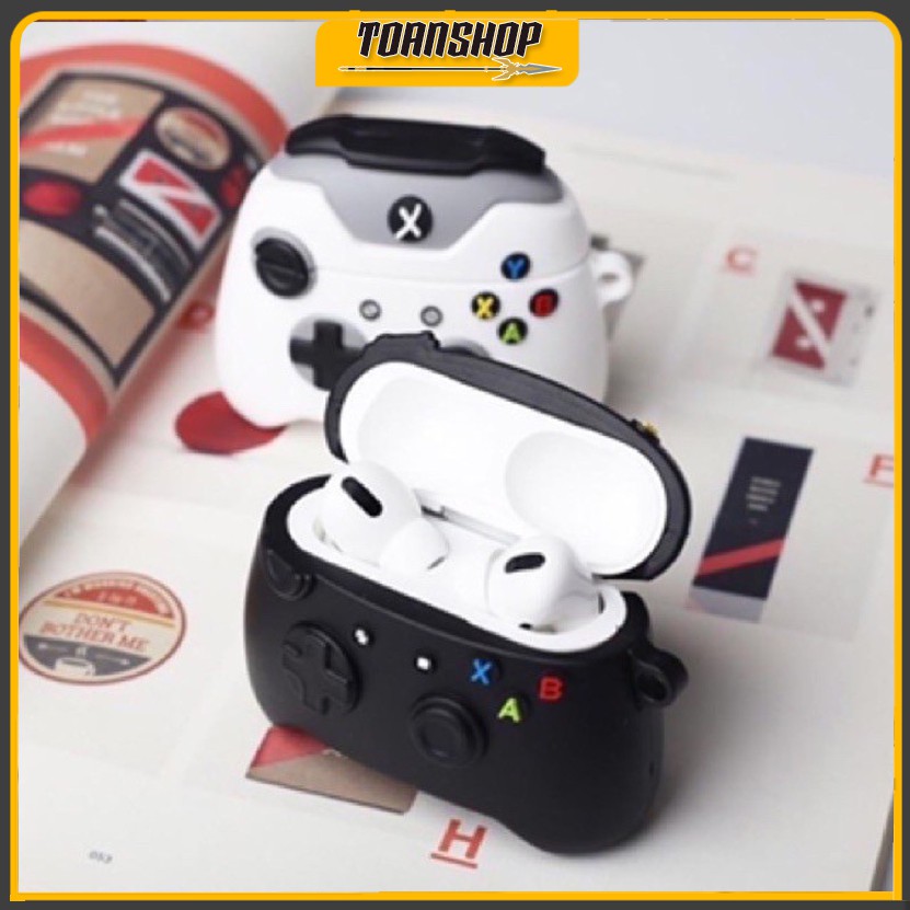 Case airpod - Vỏ bao Airpod silicon 1 2 3 Pro Tay cầm chơi game Xbox