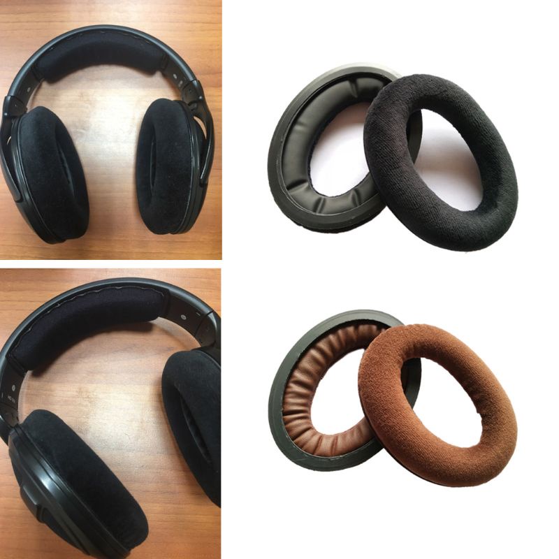 Đệm Bọc Bảo Vệ Tai Nghe Chụp Đầu Bằng Nhung Thay Thế Chuyên Dụng ChoSenheiser HD515 HD555 HD595 HD598 HD558