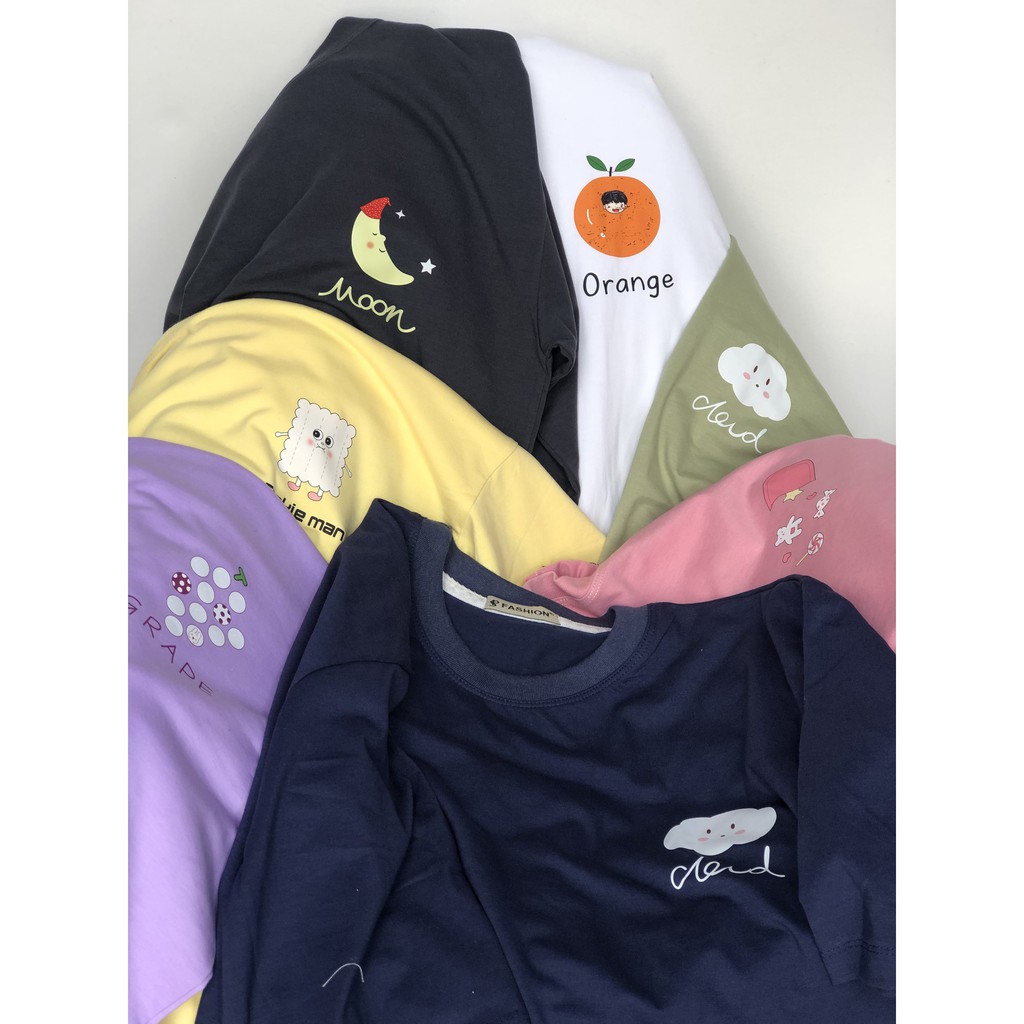 [FREE SIZE] Áo Thun Unisex Tay Lỡ Form Rộng Kiểu Dáng Basic Cho Cả Nam Và Nữ | BigBuy360 - bigbuy360.vn