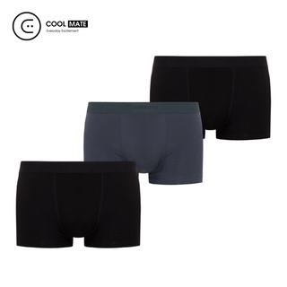 Combo 3 quần Boxer vải sợi Trunk Modal (Gỗ sồi) kháng khuẩn Coolmate