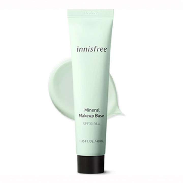[Chuẩn Auth] Kem Lót Điều Chỉnh Tông Da, Kiềm Dầu, Dưỡng Ẩm Innisfree Mineral Makeup Base SFP30/PA++ 40ml #green | BigBuy360 - bigbuy360.vn