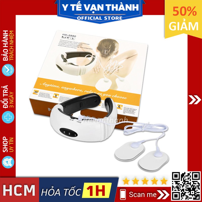 ✅ Máy Massage Cổ Vai Gáy HAO XIANG HX-5830 | Ngăn Ngừa Thoái Hóa Đốt Sống Cổ -VT0780 | Y Tế Vạn Thành