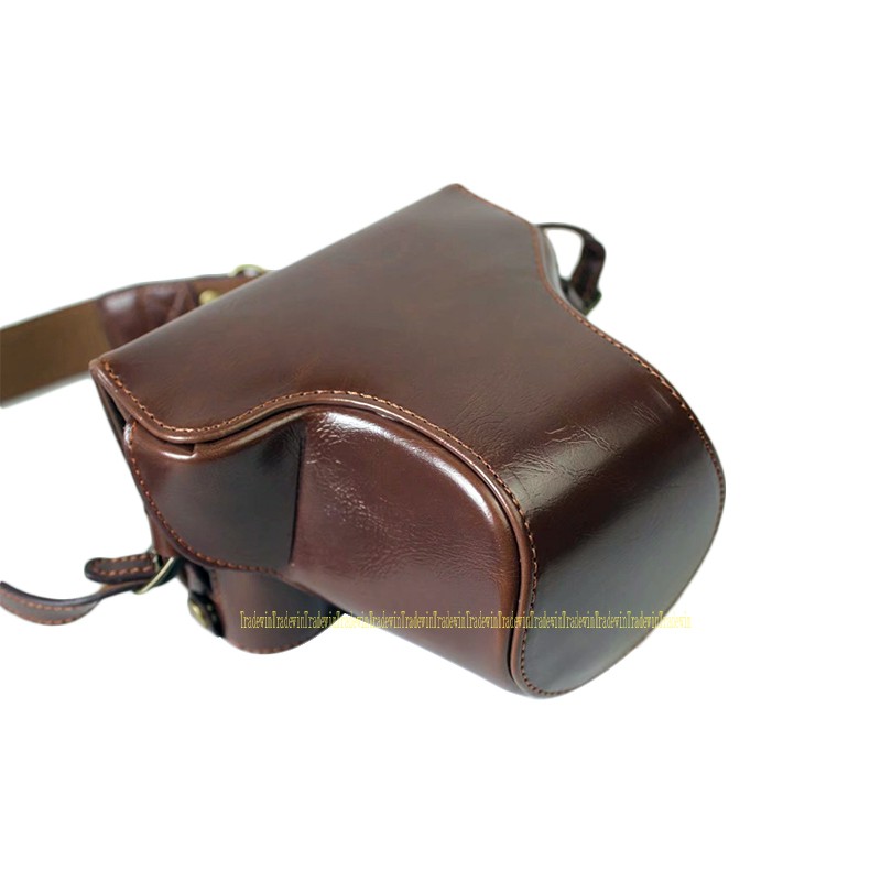 Túi Da Đựng Máy Ảnh Fujifilm X-A7 XA7 Với Lens 15-45mm Sang Trọng