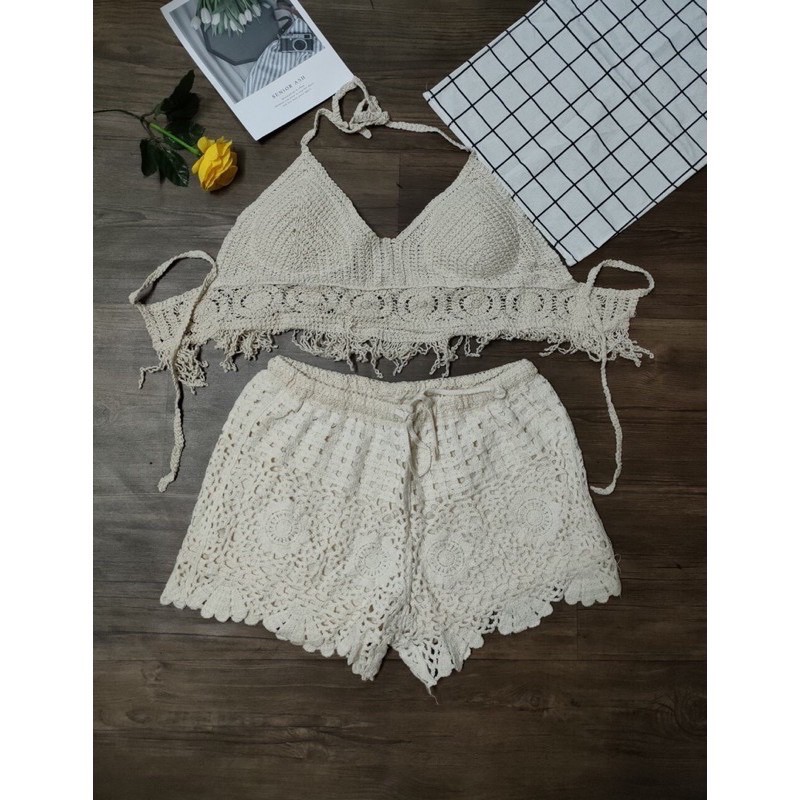 Set đồ bơi lưới mẫu mới hàng đẹp Quảng Châu