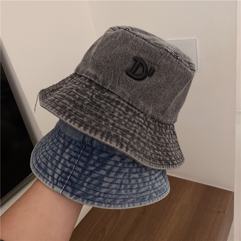 Nón Vành Chữ D Thêu Họa Tiết Thời Trang Dành Cho Nữ