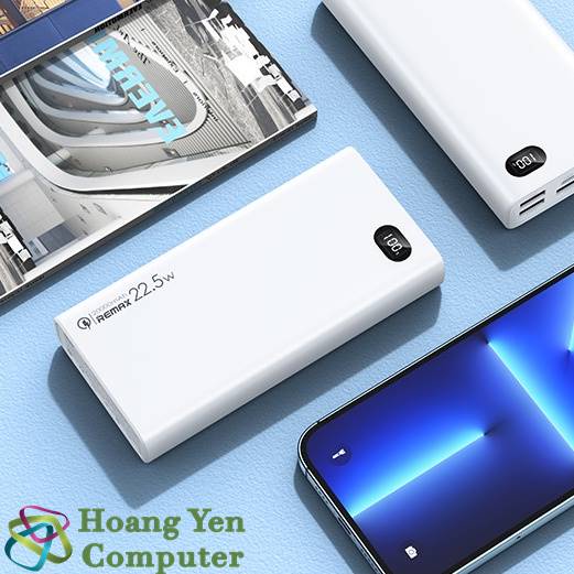 Sạc Dự Phòng Remax RPP-292 20000mAh (Sạc Nhanh QC3.0 18W, 22.5W, PD20W, VOOC 2.0) - BH 1 Năm - Hoàng Yến Computer