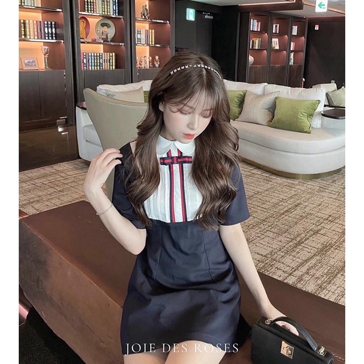Đầm đen viền gucci